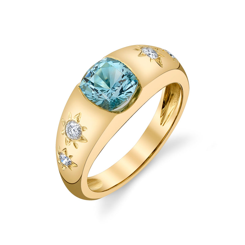 Laura-Gallon-STELLA - One-of-a-Kind Aquamarine & Diamond Ring-Haute Color-Laura Gallon-4-