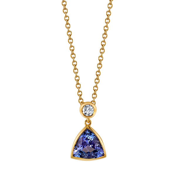 Laura-Gallon-HARPER - One-of-a-Kind Tanzanite & Diamond Necklace-Haute Color-Laura Gallon-