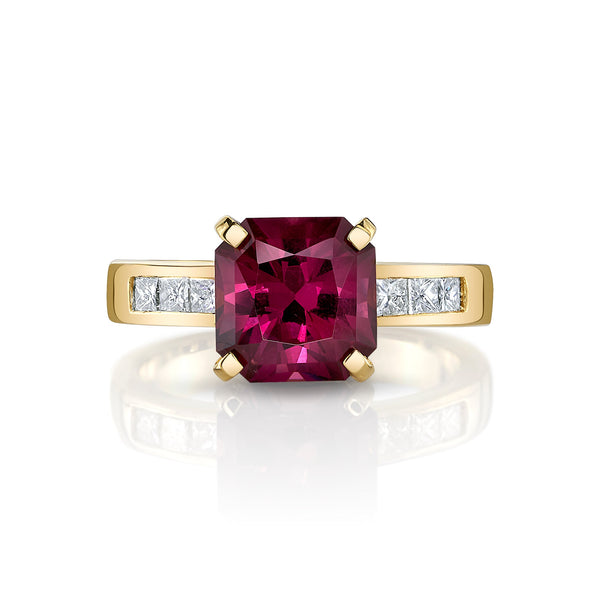 Laura-Gallon-KRISTINA - One-of-a-Kind Rhodolite Garnet & Diamond Ring-Haute Color-Laura Gallon-4-