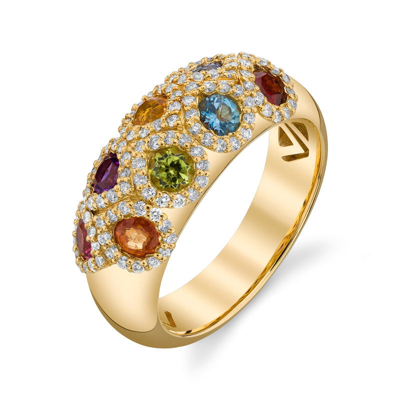 Laura-Gallon-LOLA - One-of-a-Kind Multi-Gemstone Ring-Haute Color-Laura Gallon-4-