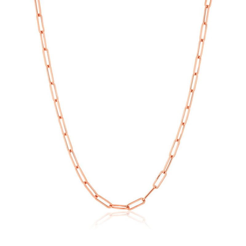 Laura-Gallon-Link chain necklace-Laura Gallon-14K Rose Gold-
