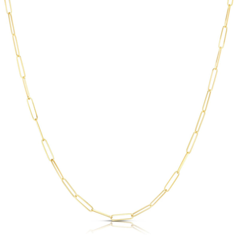Laura-Gallon-Link chain necklace-Laura Gallon-14K Yellow Gold-
