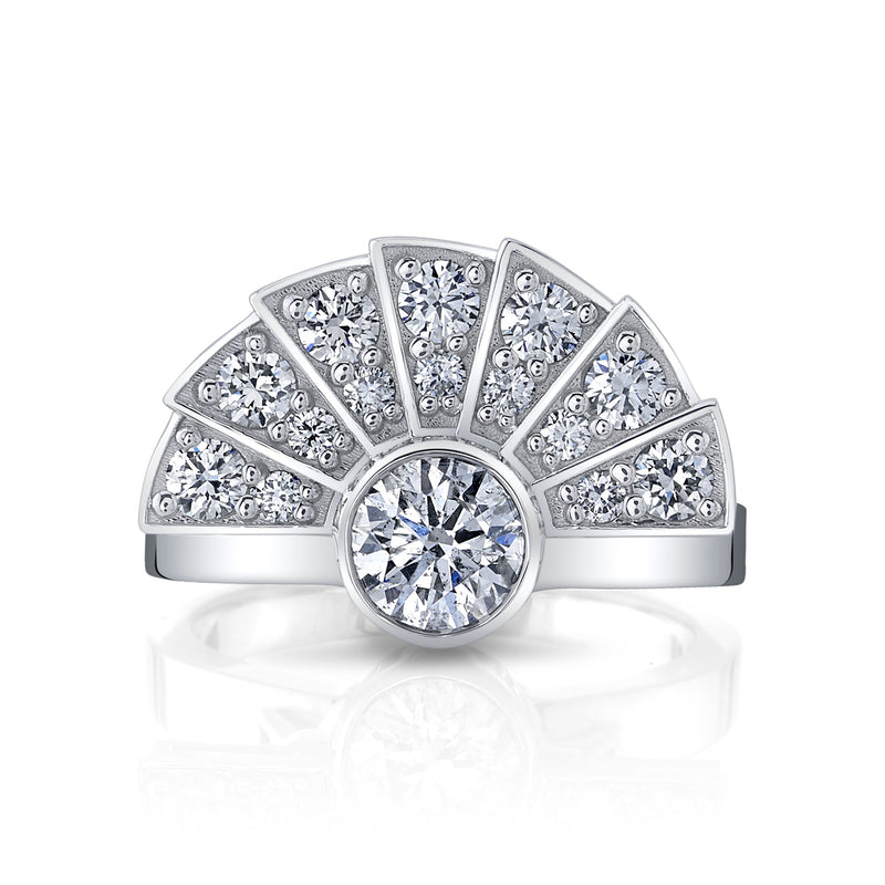 Laura-Gallon-SOLAIRE RING-Rings-Laura Gallon-18K White Gold-4-